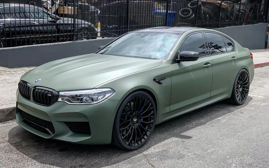 BMW M5 Military Green on Forgiato Wheels (RDB-M) '2019
